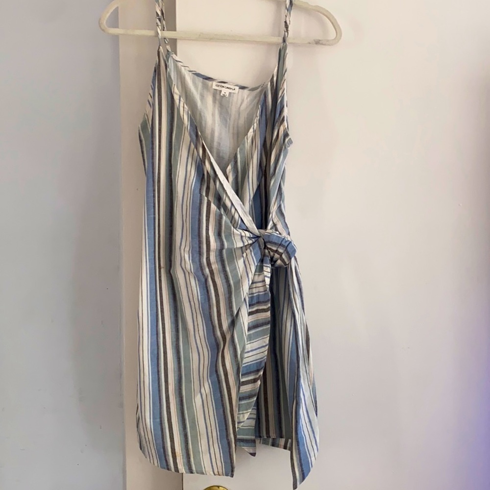 Cotton candy LA striped dress size medium